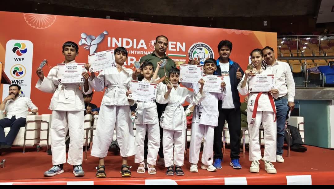 TNHA karate participants celebrating their achievement
